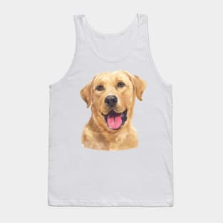 Labrador Retriever Watercolor Art Tank Top